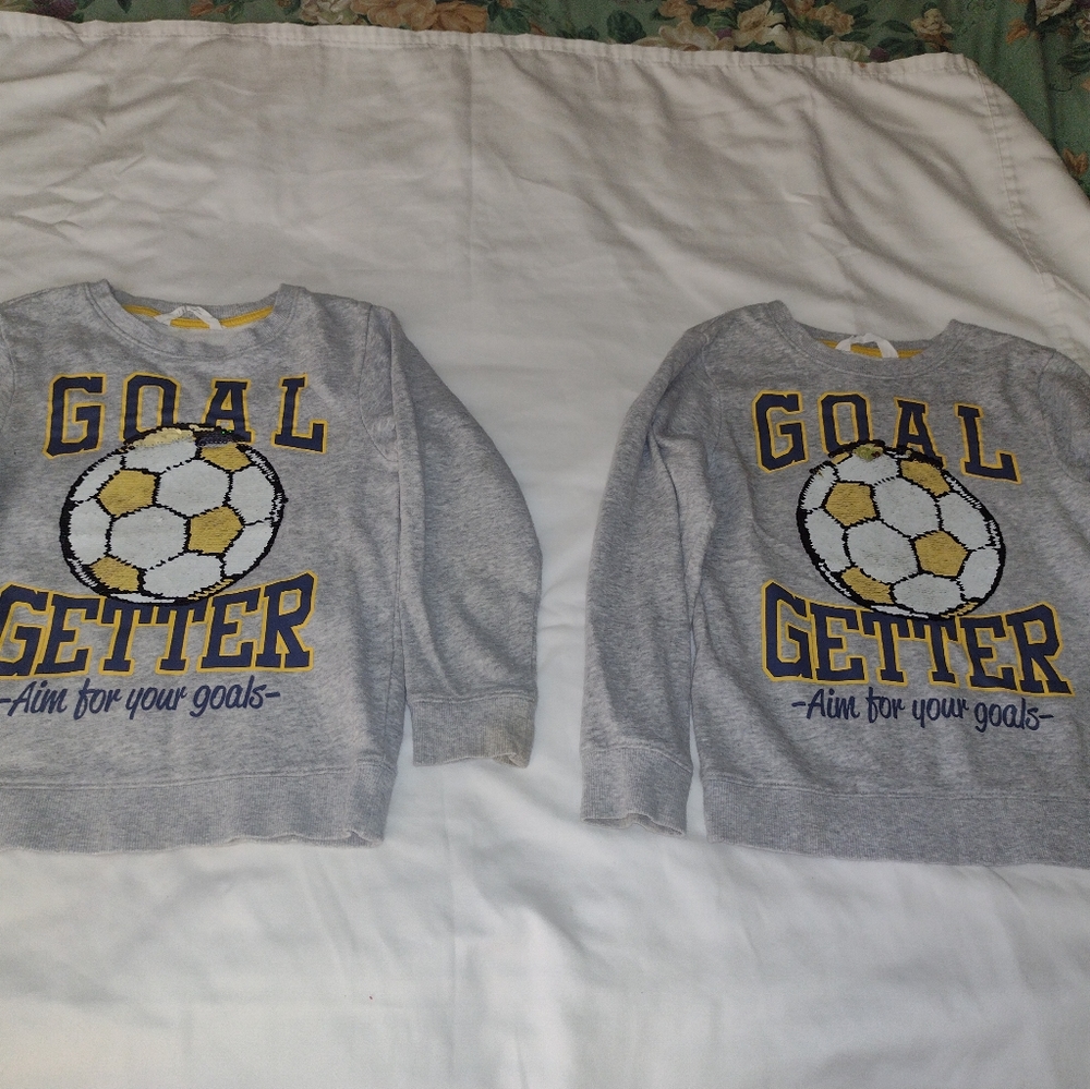 2 Sweatshirts Size 6x-7 For BOYS Brand H/M